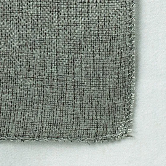 72" Faux Jute Table Runner: Dark Grey