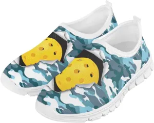 Big Kids Slip-On Walking Sneakers Casual Tennis Loafers Shoes Breathable Workout Sneakers Lightweight Travel Shoes US Size 11-15