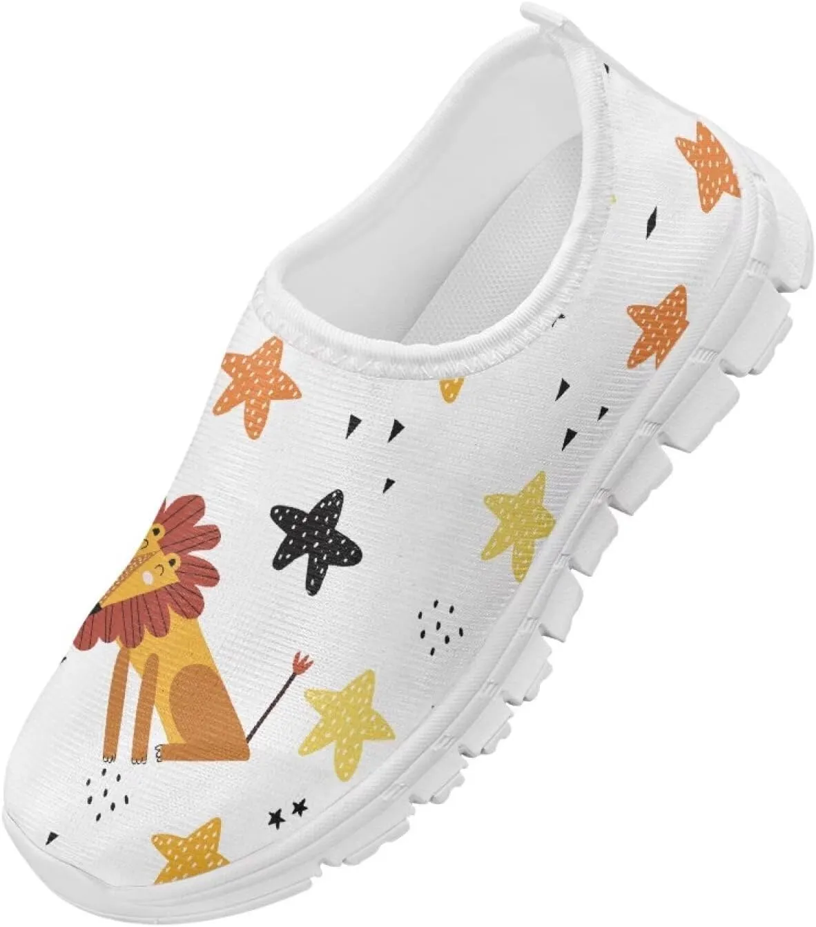 Big Kids Slip-On Walking Sneakers Casual Tennis Loafers Shoes Breathable Workout Sneakers Lightweight Travel Shoes US Size 11-15