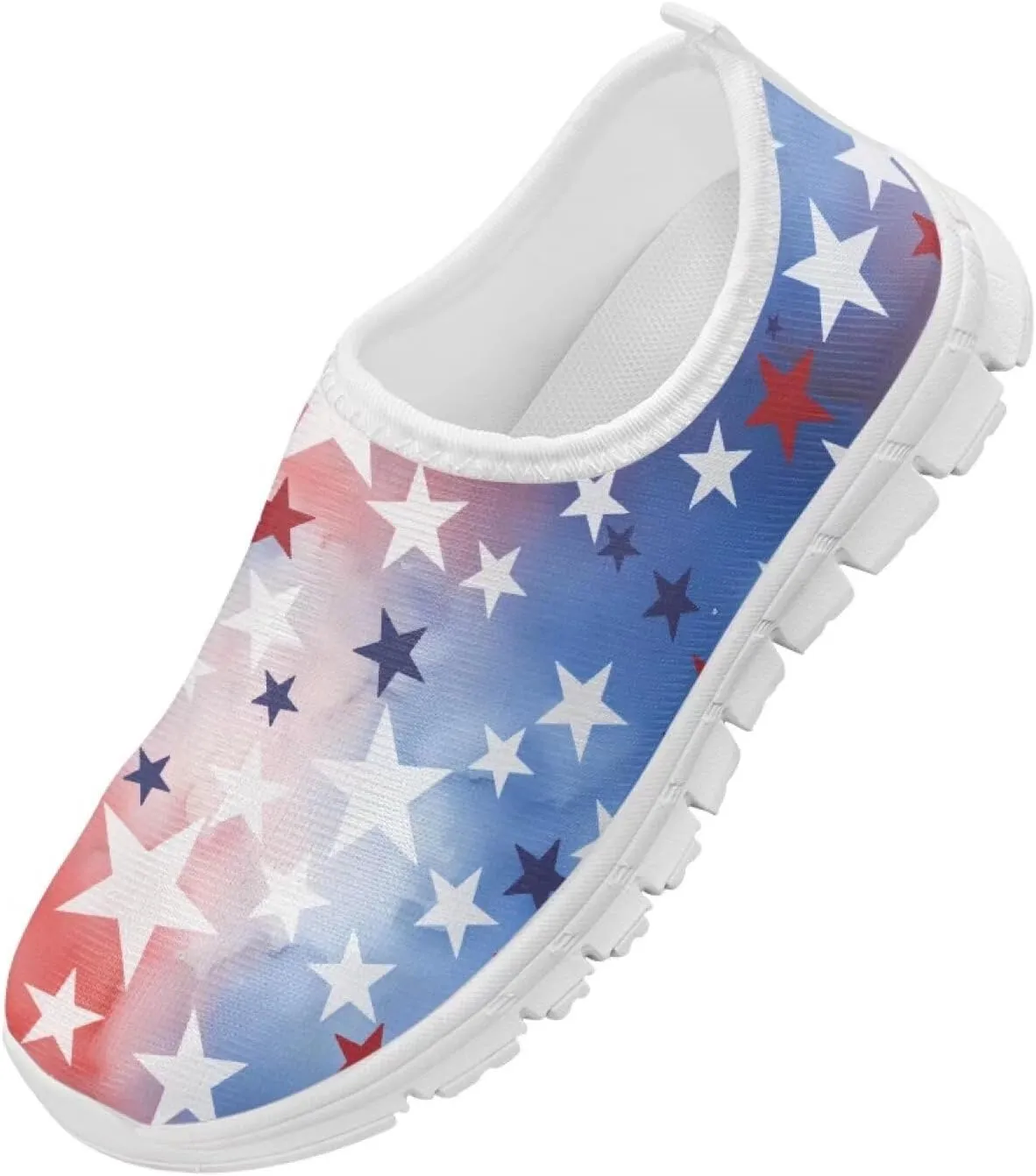 Big Kids Slip-On Walking Sneakers Casual Travel Loafers Tennis Shoes Breathable Workout Sneakers Lightweight Shoes US Size 11-15