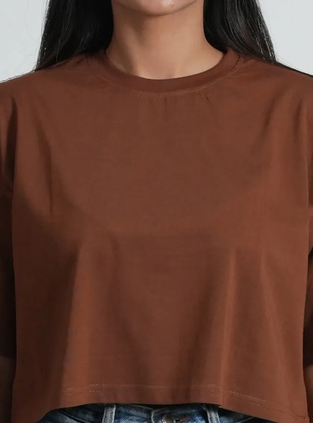 Blue Snow Mercerised Cotton T-shirt