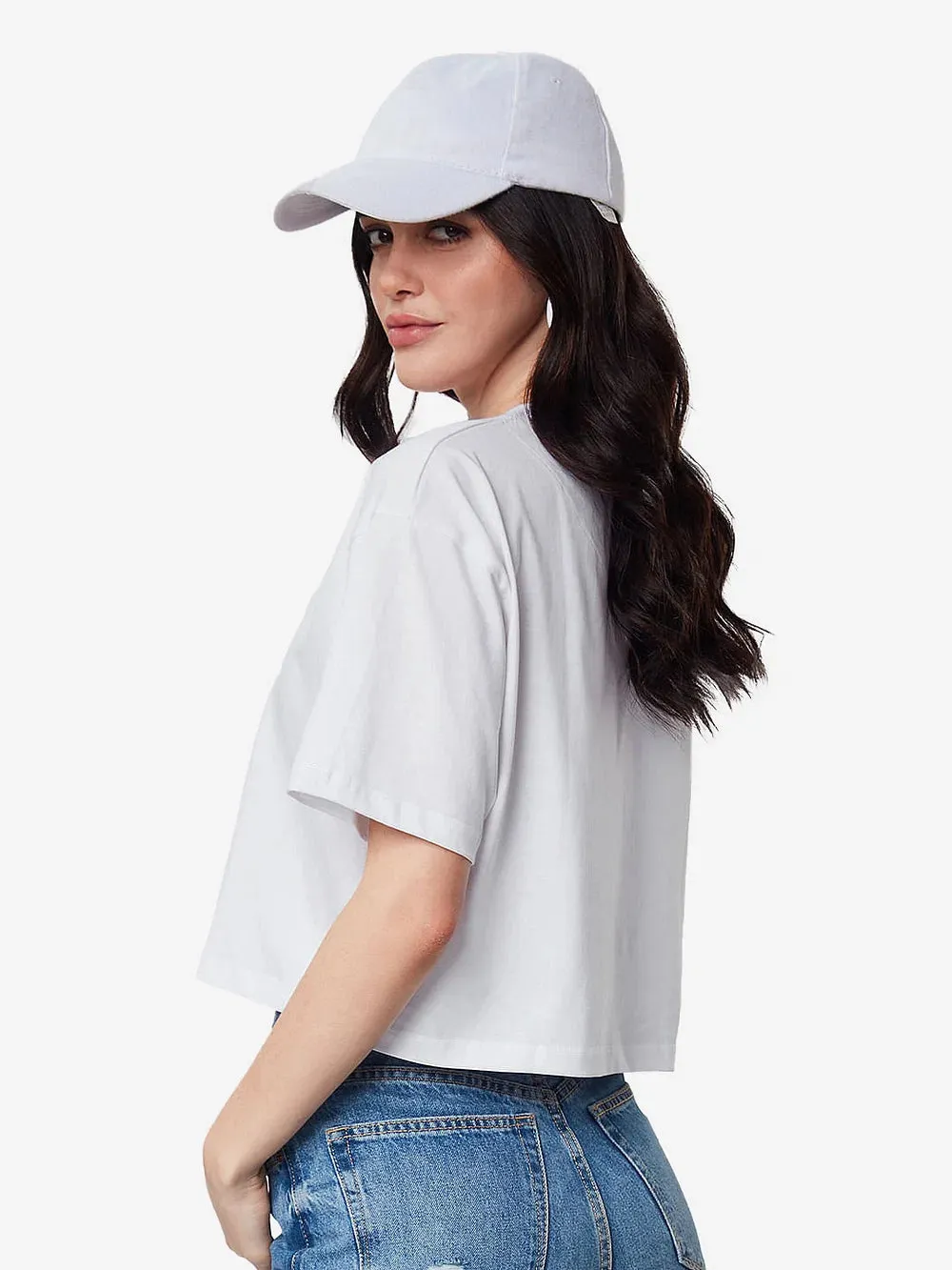 Blue Snow Mercerised Cotton T-shirt