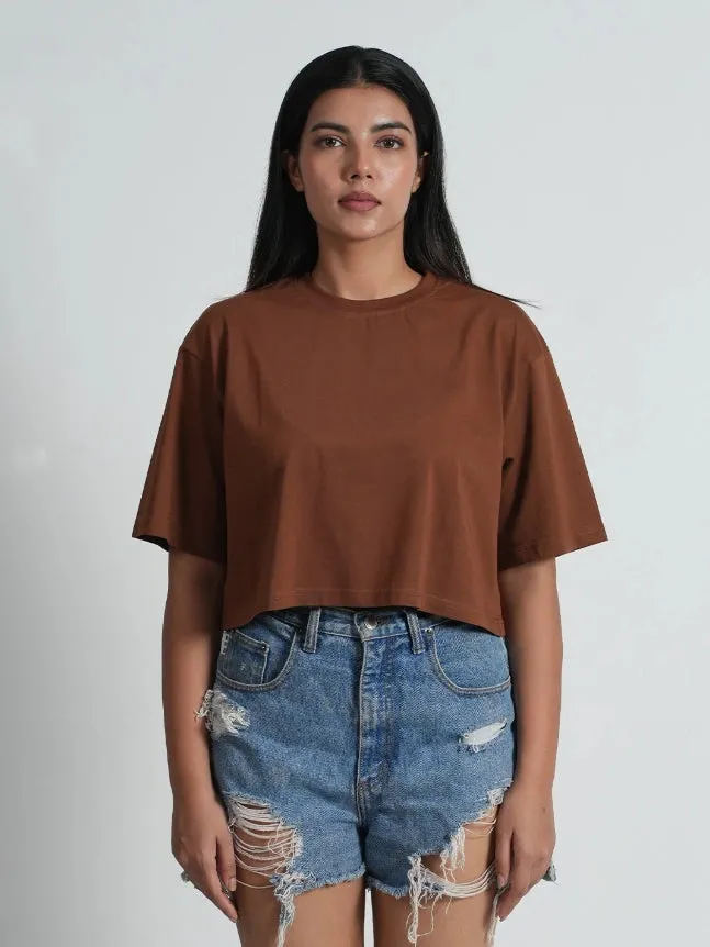 Blue Snow Mercerised Cotton T-shirt