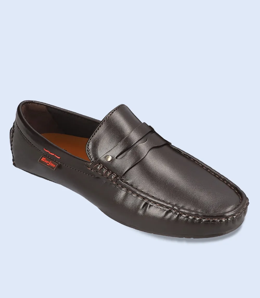 BM6694-COFFEE-Men Loafer