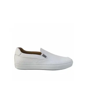 Boss Casual Slip-ons in embossed leather - TB0317
