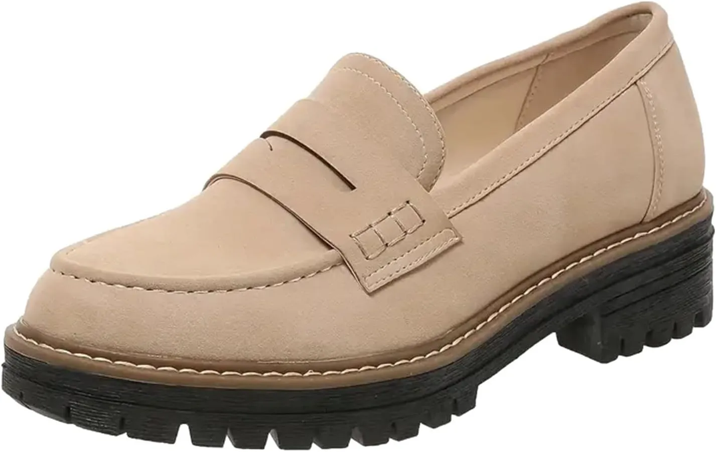 Cathalem Orthoture-Orthopedic Platform Loafers, Comfort Orthopedic Shoes, Womens Round Toe Walking Shoe, Slip on Shoes