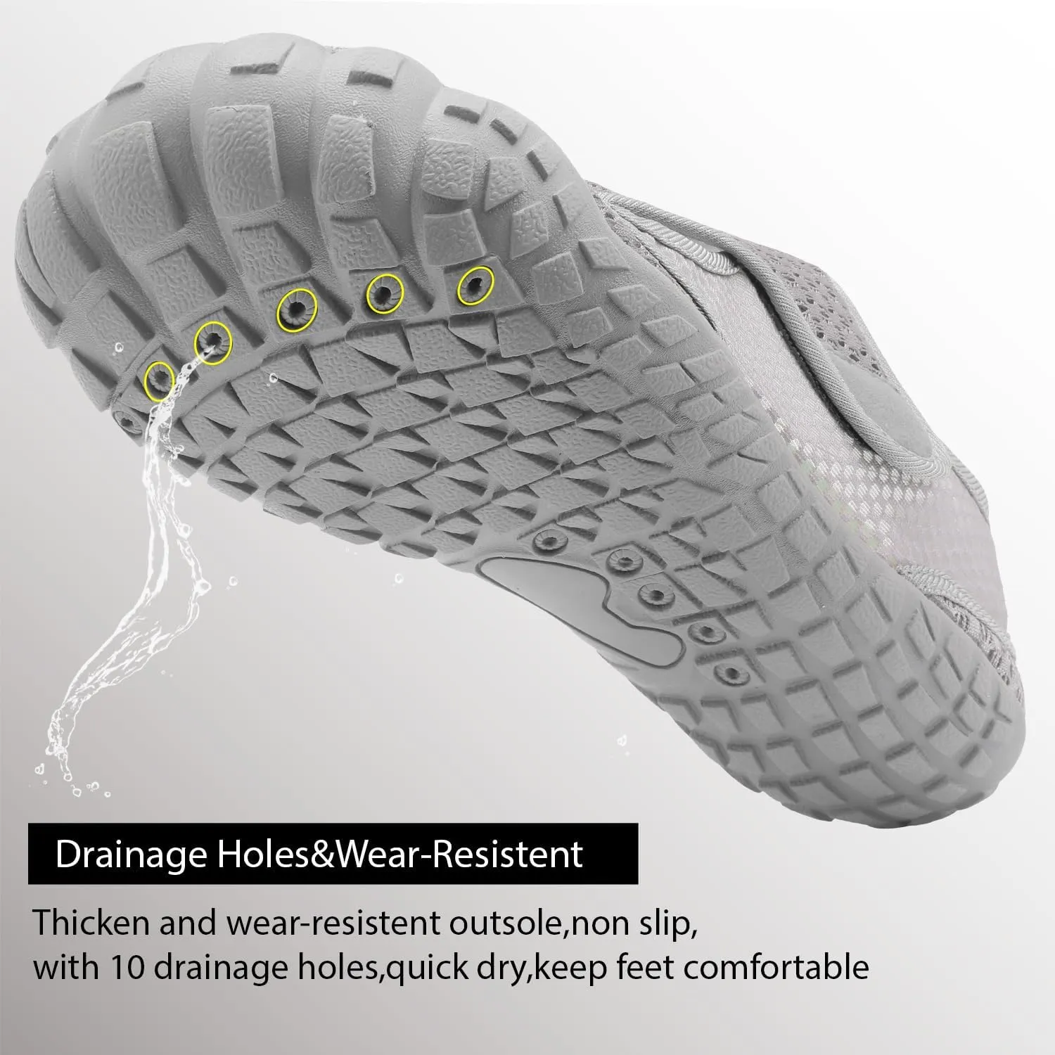 Centipede Demon Swim Water Shoes for Women Men Quick Dry Barefoot Aqua Sneakers Shoe for Beach Hiking Diving Boating River Outdoor Water Sports