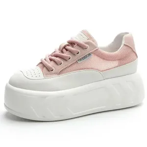 Chunky Sneakers for Women | 8cm Leather Thick Platform