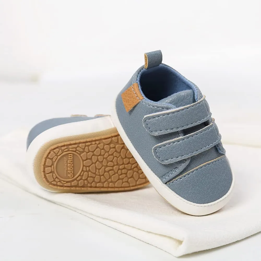 Clowora Baby Boys Girls Shoes Non-Slip Rubber Sole Sneakers Infant First Walking Toddler Crib Shoes Newborn Loafers Flats.