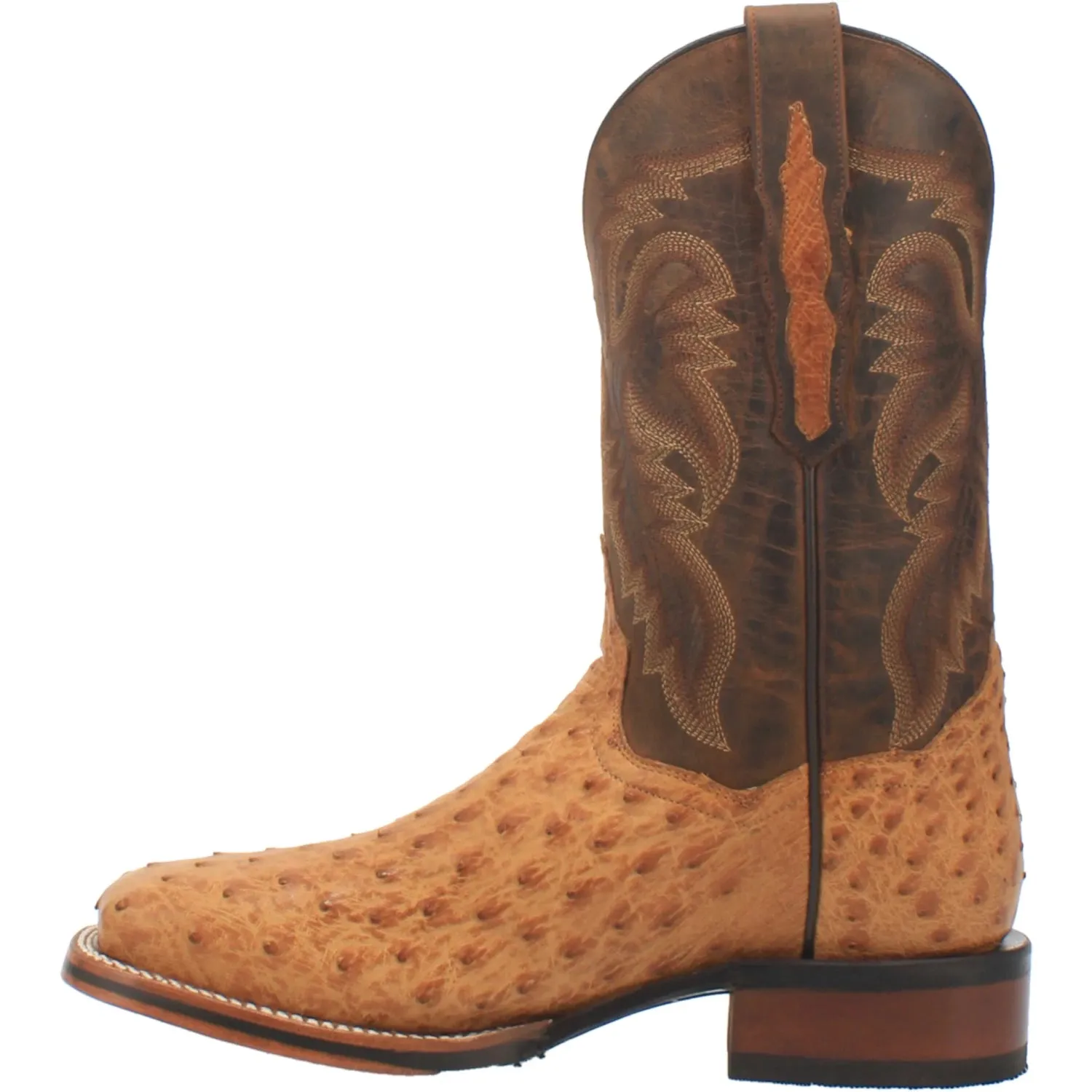 Dan Post DP4951 Men's 11" Kershaw Saddle Full Quill Ostrich Wide Square Toe