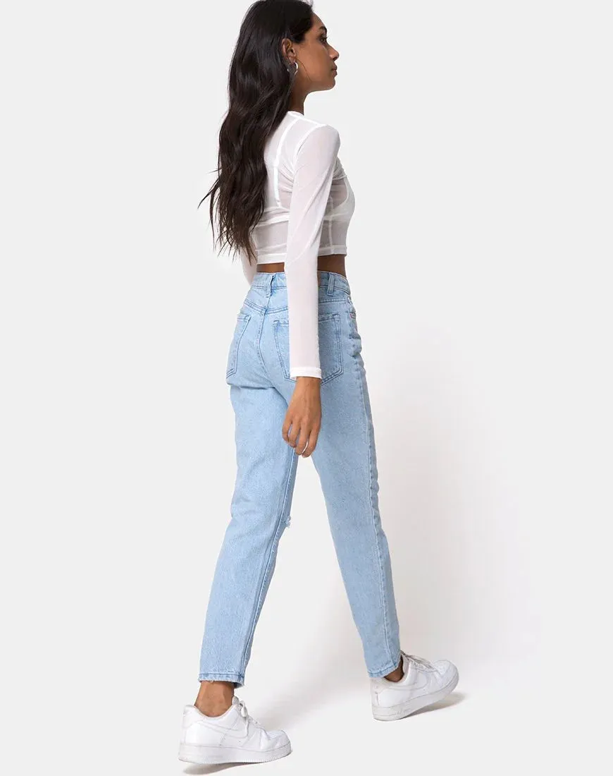Dare to Bare: Mesh Crop Top