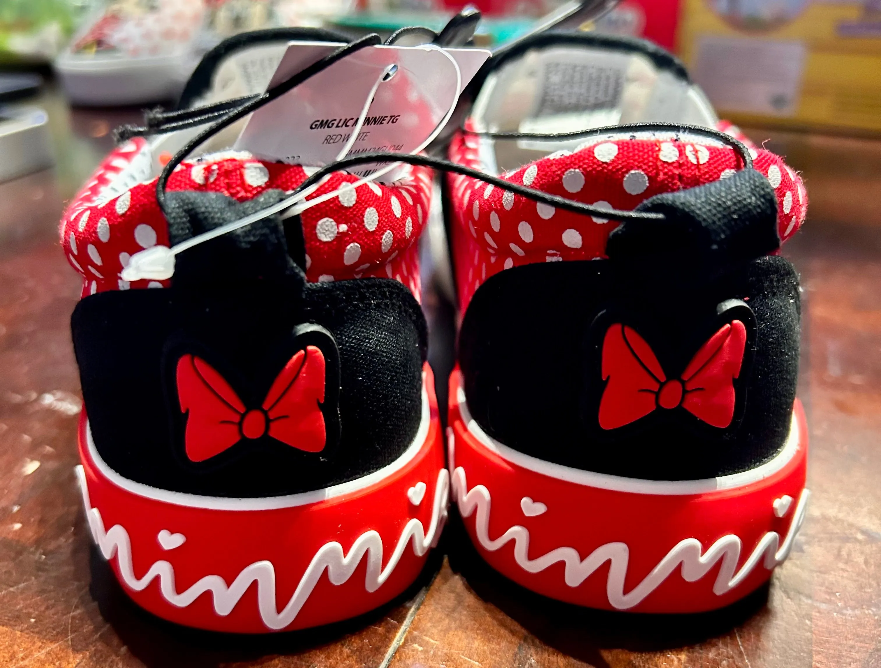 Disney Little Girl & Big Girl Minnie Mouse Twin Gore Slip-On Shoes