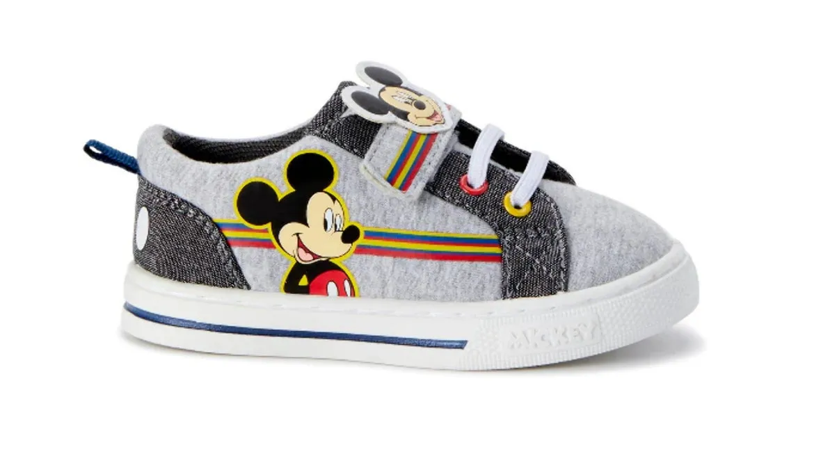 Disney Mickey Mouse Toddler Boys Casual Velcro Strap Shoe