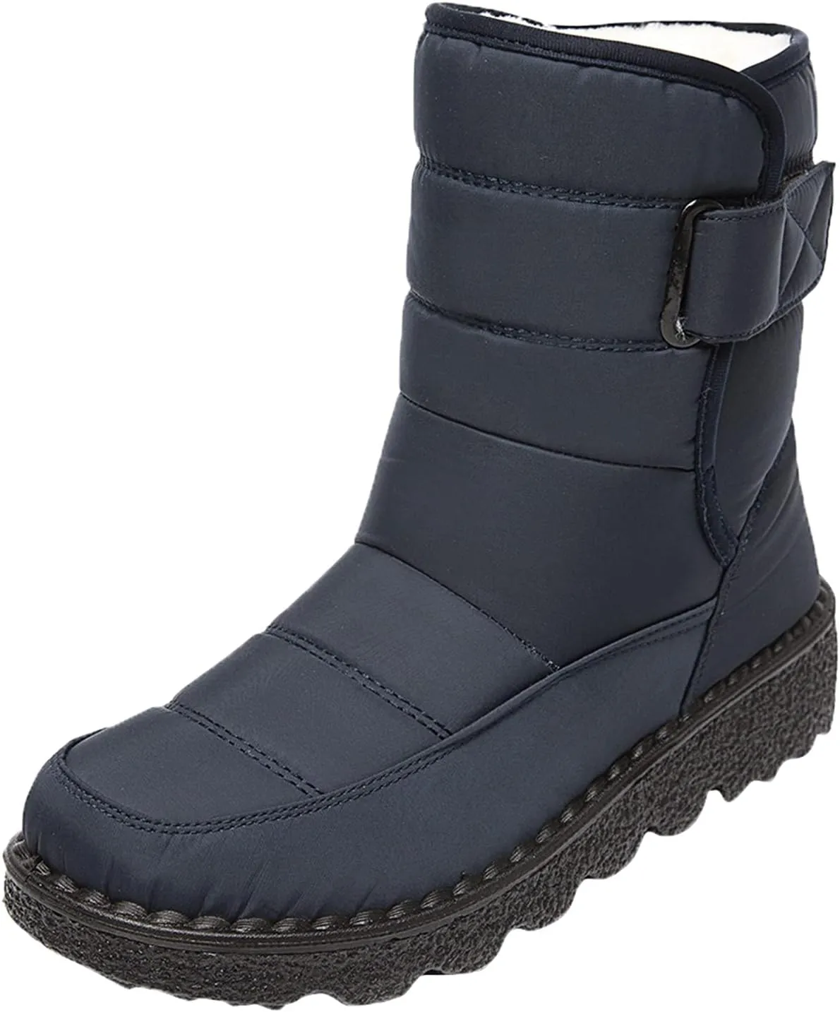 Extra Wide Calf Snow Boots for Women Women Snow Boots Wide Width Extra Wide Calf Winter Boots for Women Plus Size Outdoor Waterproof Rubber Boots for Women Womens Winter Boots Non Slip Zipper Size 10