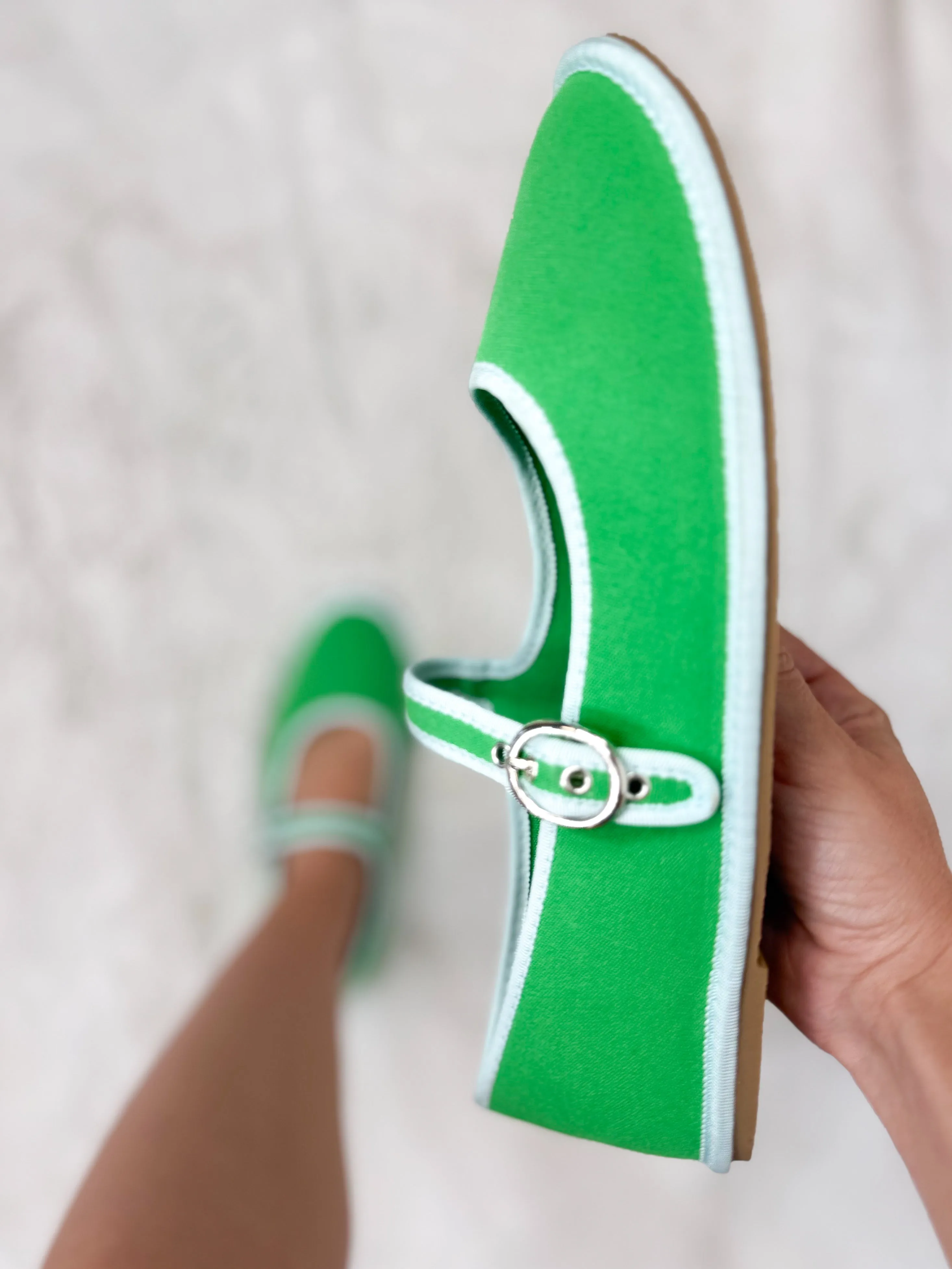 Fleta Flats - Green Teal