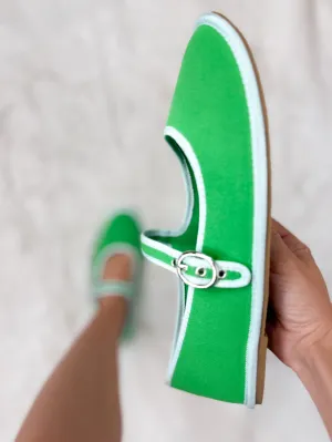 Fleta Flats - Green Teal