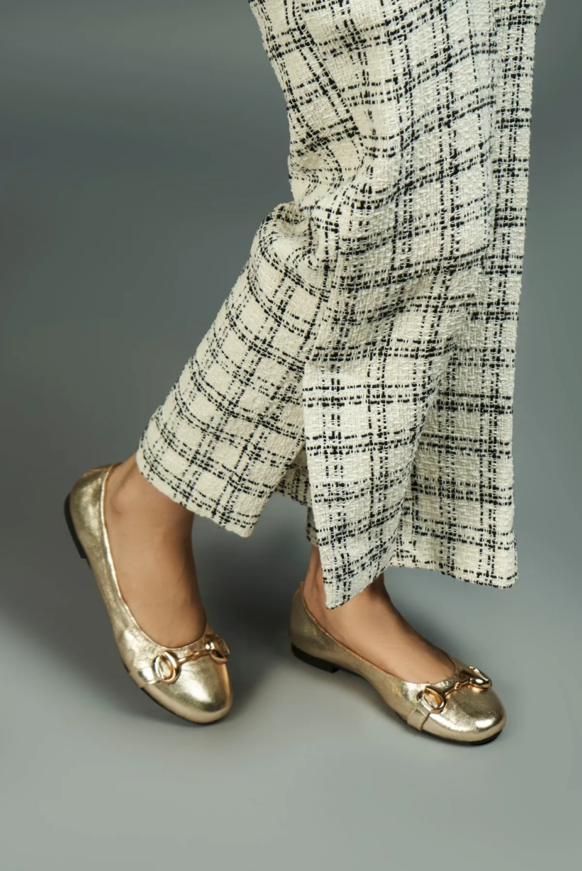 Floof Ballerinas - Light Gold