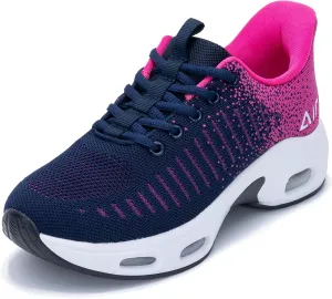 GANNOU Womens Walking Shoes Air Athletic Tennis Breathable Running Sneakers for Gyms Workouts Jogging