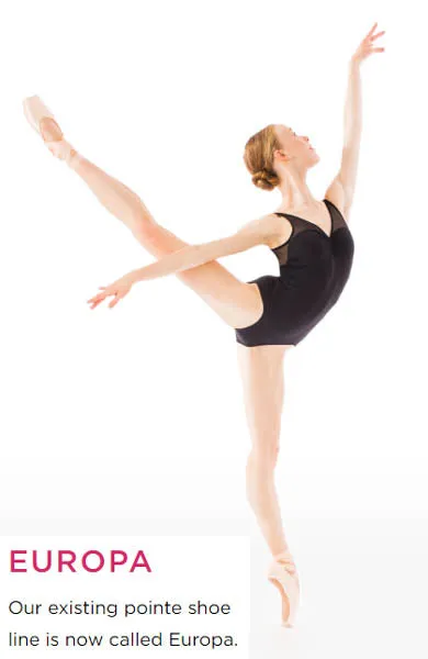 Gaynor Minden Europa Classic Fit Hard Shank Box 4 Pointe Shoes
