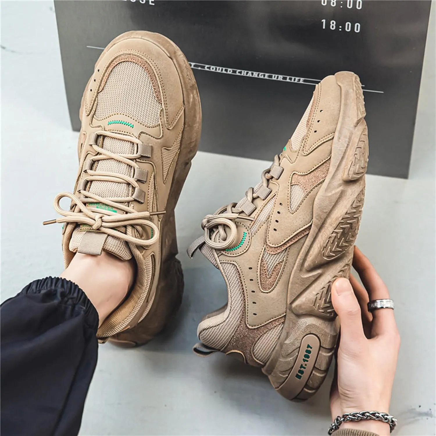 GSIGUL Running Shoes for Men Tennis Walking Shoes Cushioning Mens Sneaker Athletic Workout Casual Shoes