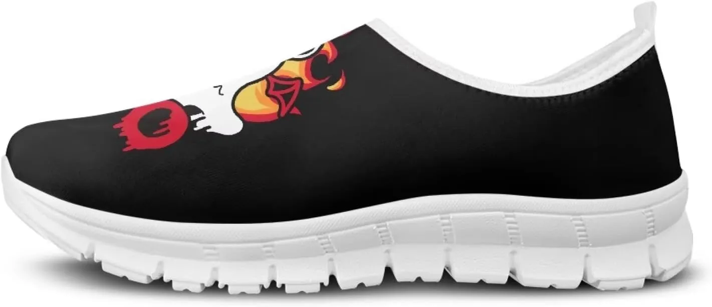 Halloween Walking Shoes for Men Non Slip Breathable Sneakers Casual Running Shoes Lightweight Leisure Gym Sneakers Size 5-14