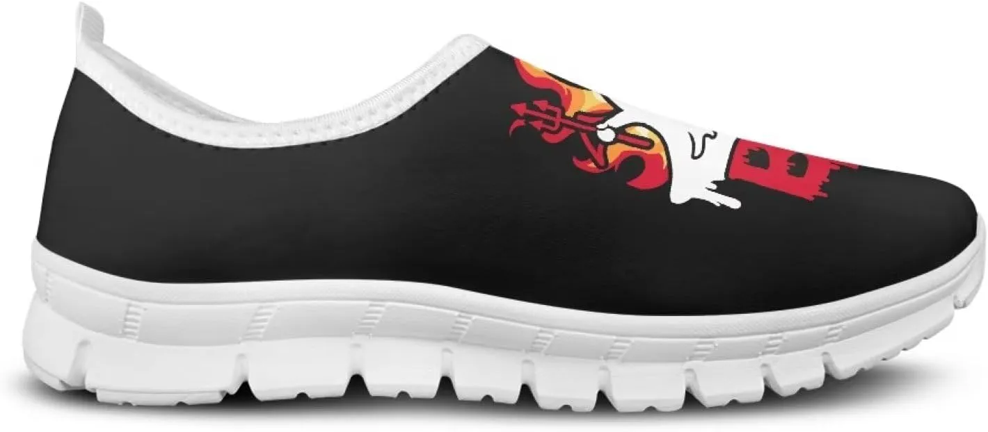 Halloween Walking Shoes for Men Non Slip Breathable Sneakers Casual Running Shoes Lightweight Leisure Gym Sneakers Size 5-14