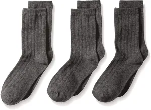 Jefferies Socks Baby-boys Infant Rib Crew Socks 3 Pair Pack