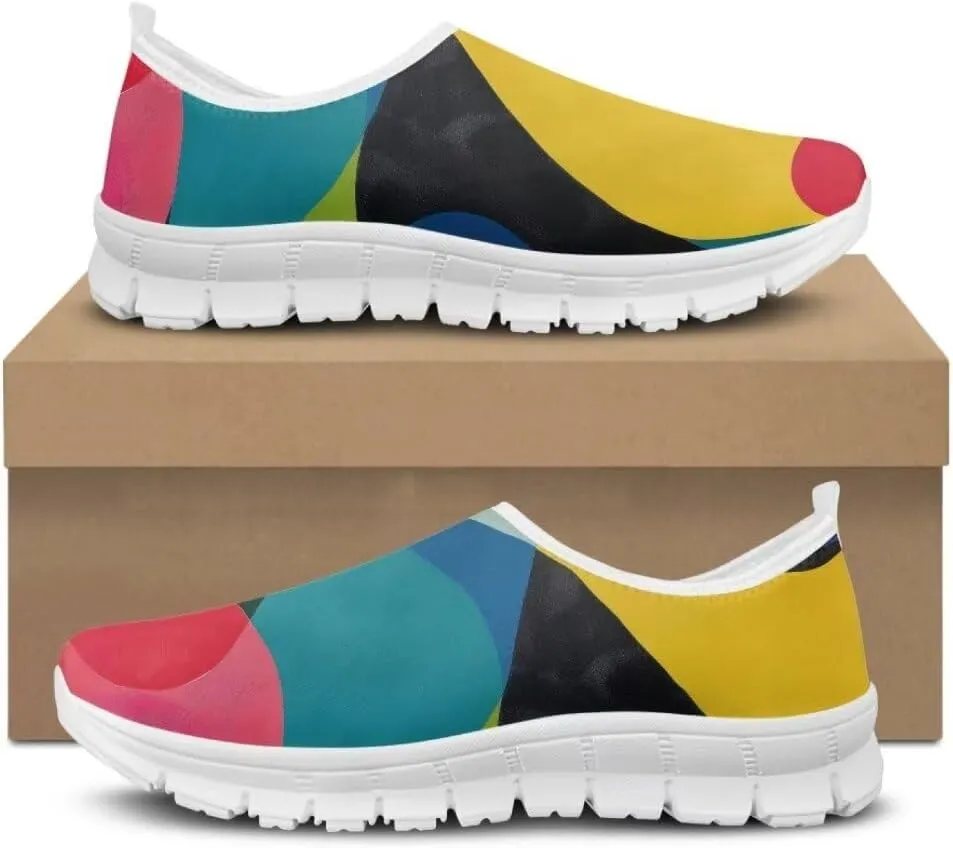 Jeiento Non Slip Casual Shoes for Women Lightweight Walking Flat Shoes Loafers Go Walk Sneaker Causal Travel Walking Flat Shoes