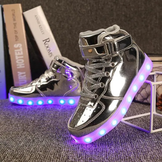 LED Light Up Supernova Shoes for Kids