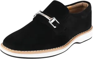 LIBERTYZENO Boys Velvet Kids Buckle Slip On Dress Loafer Shoes for Prom Graduation