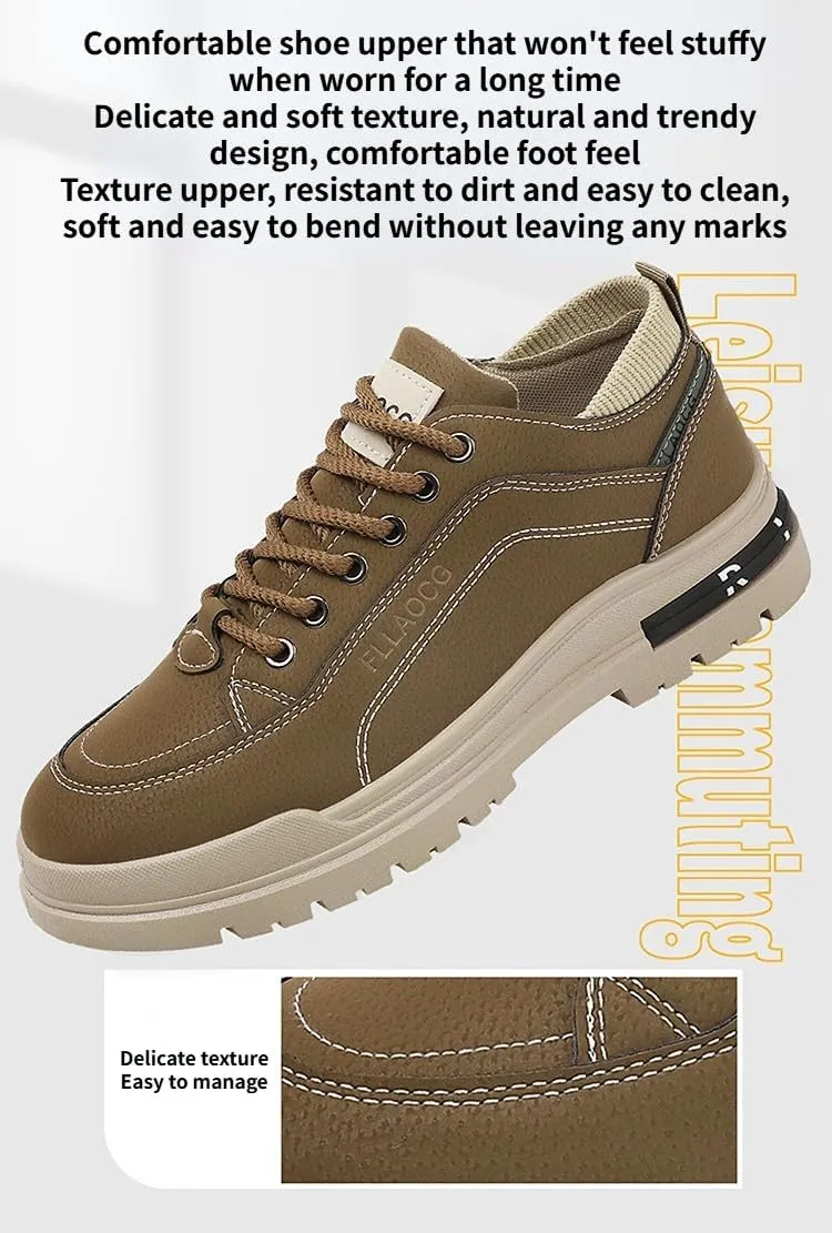 Men's Casual Workout Breathable High-top Outdoor Sneakers Running Shoes Slip on Walking Shoes Non Slip