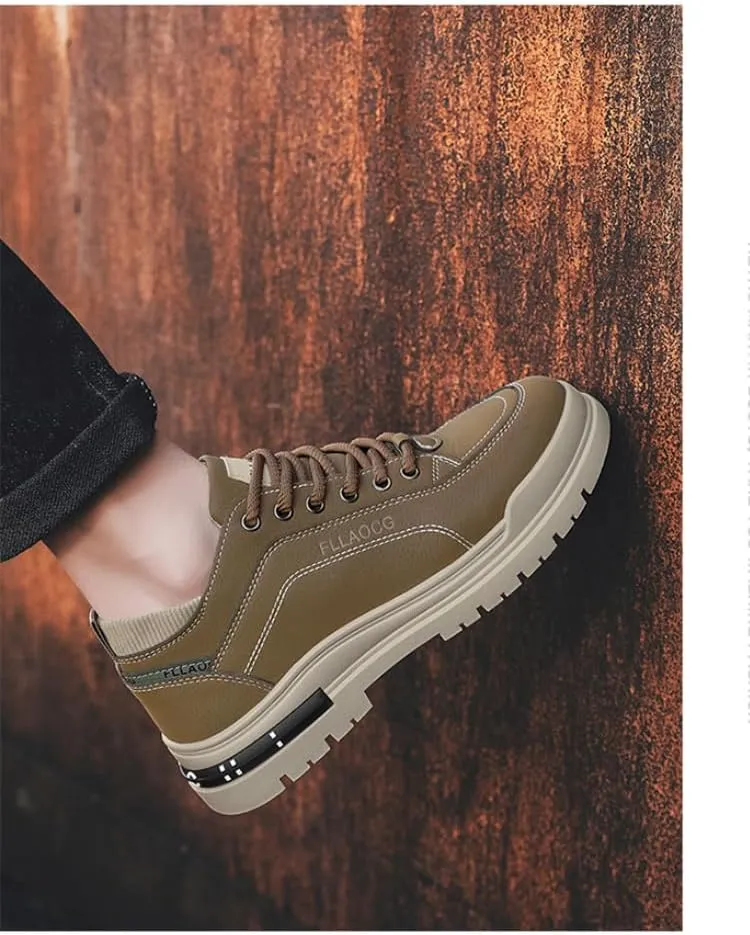 Men's Casual Workout Breathable High-top Outdoor Sneakers Running Shoes Slip on Walking Shoes Non Slip