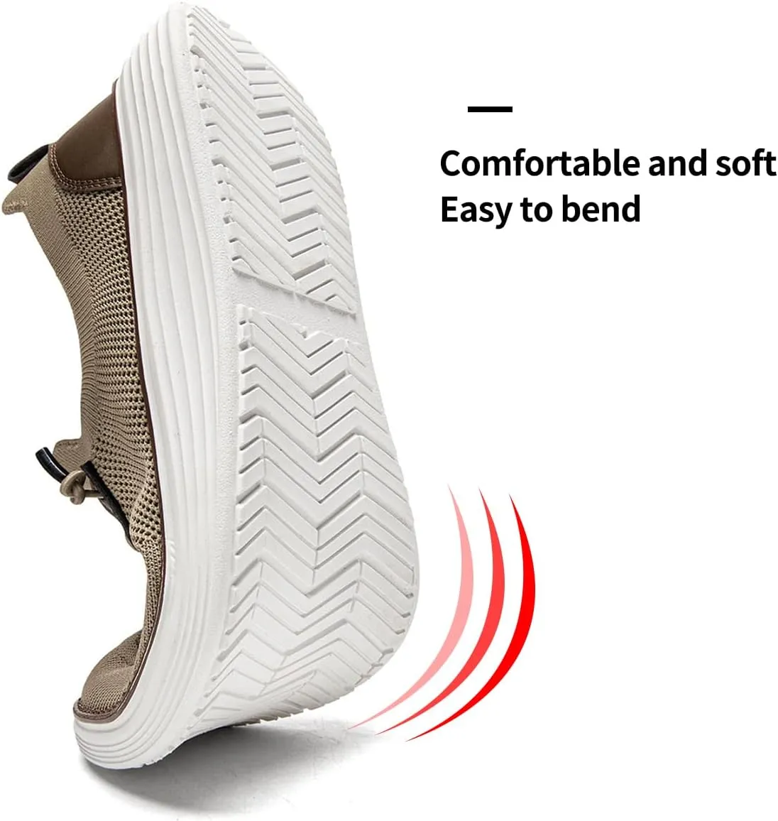 Mens Slip on Loafers Boat Shoes Non Slip Walking Shoes Running Shoes Fashion Sneakers for Men Comfort Lightweight Breathable Casual Office Shoes