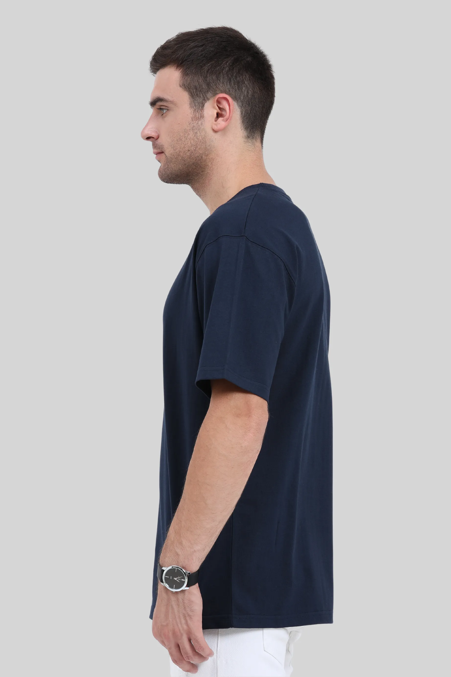 Navy Blue Oversized T-shirt for men