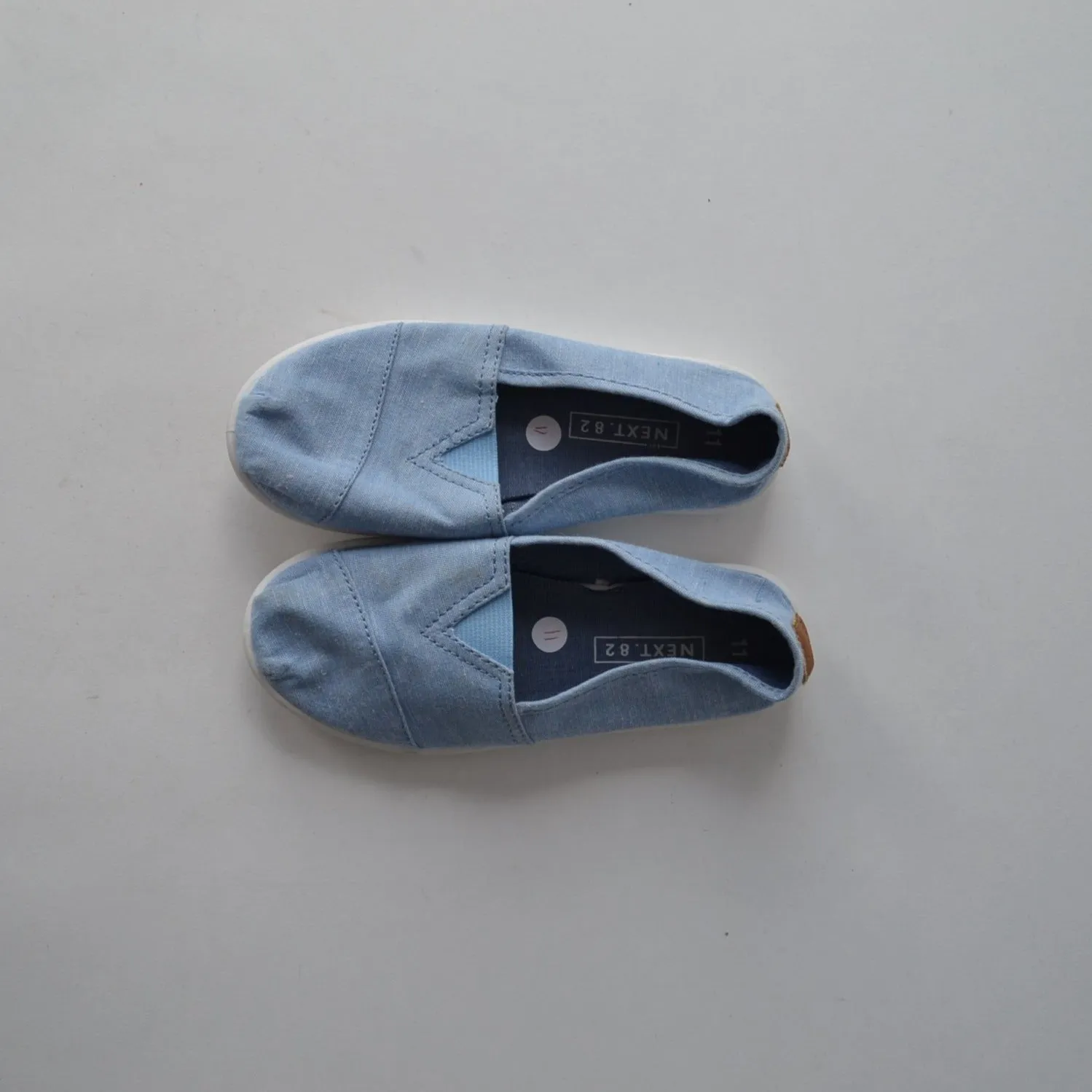 NEXT Light Blue Canvas Shoes Shoe Size 11 (jr)