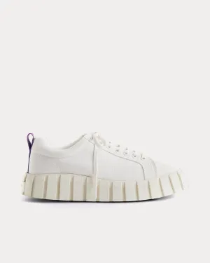 Odessa Canvas White Low Top Sneakers