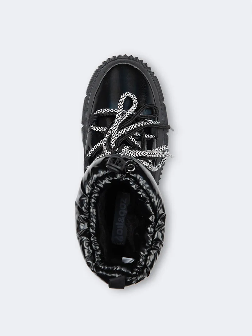 Oil And Gaz Functional Women Skiing After Ski Boots Black