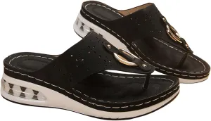 Orthopedic Sandals for Women with Arch Support Platform Wedge Flip Flops Summer Comfortable Dressy Casual Beach Slippers Walking