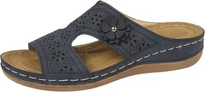 Orthopedic Sandals for Women Womens Fashion Orthotic Slides Ladies Summer Sandals with Comfortable Arch Support