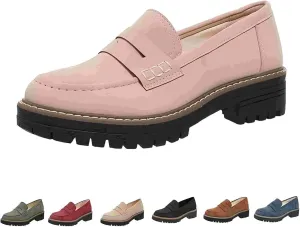 Orthoture-Orthopedic Platform Loafers,Wide Toe Lightweight Casual Comfort Shoes,Slip-On Suitable for All Foot