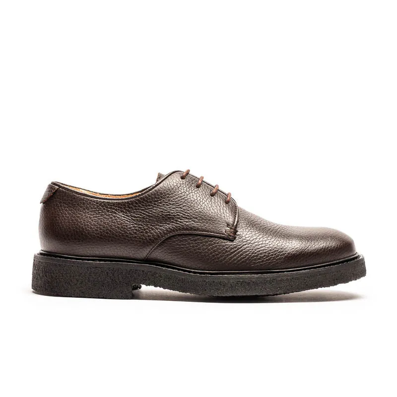 PABLO Dark Chocolate | Grain Leather Derby