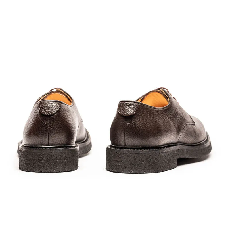 PABLO Dark Chocolate | Grain Leather Derby