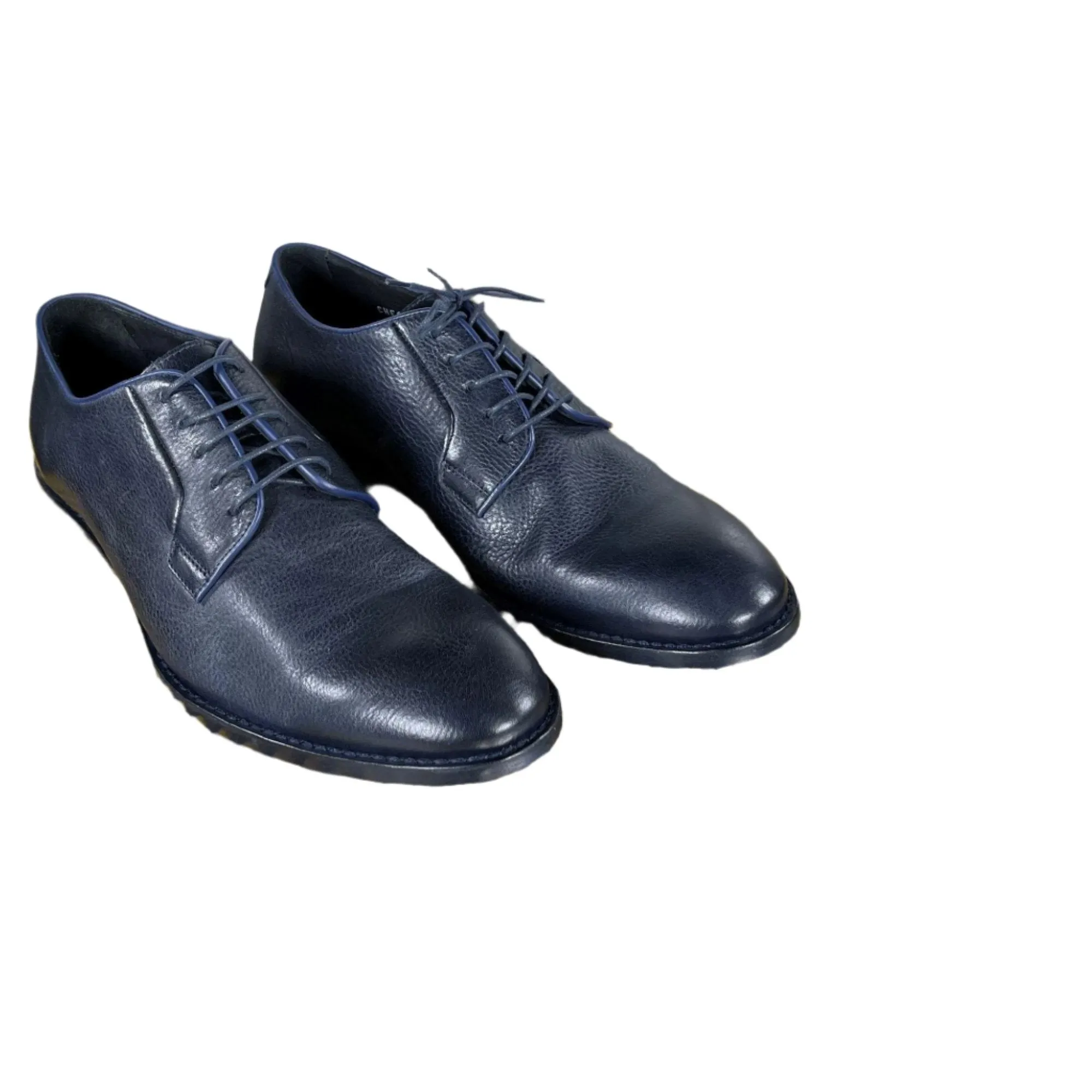 Paul Smith Chester Dark Navy Leather Derby Shoes
