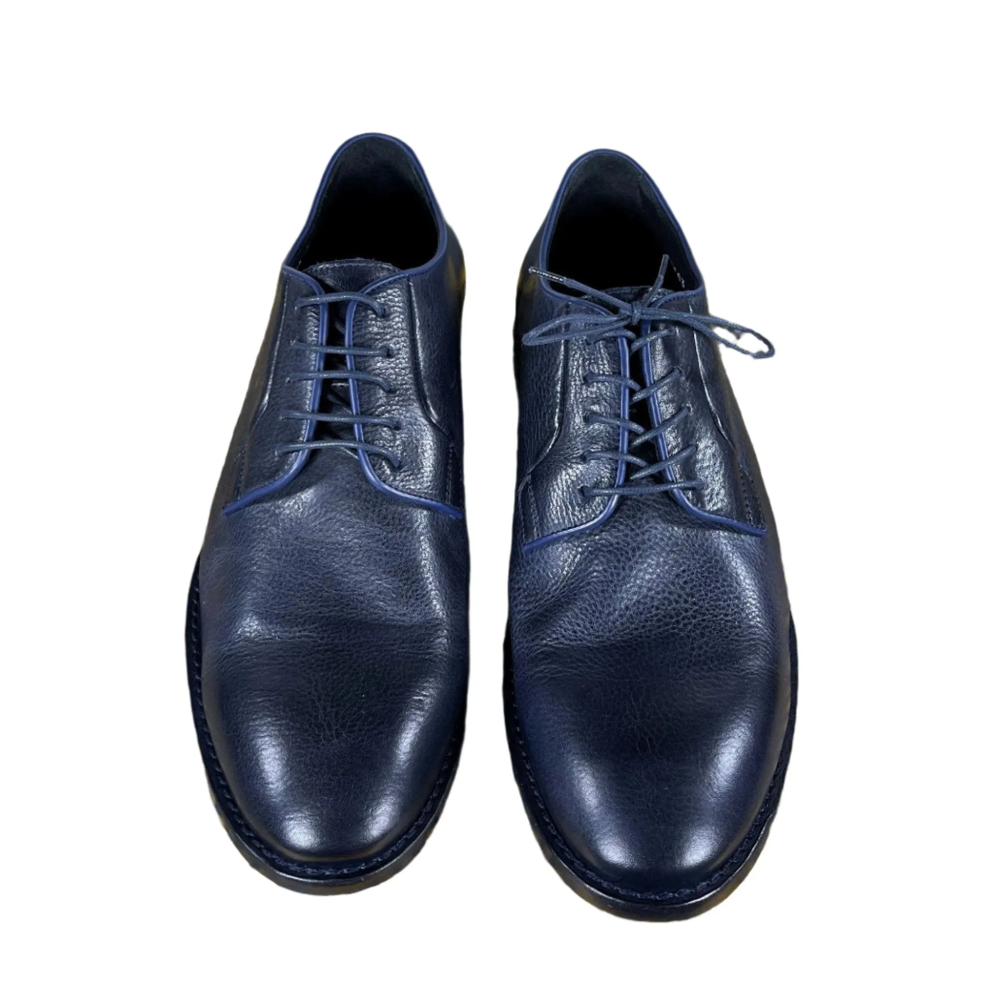 Paul Smith Chester Dark Navy Leather Derby Shoes
