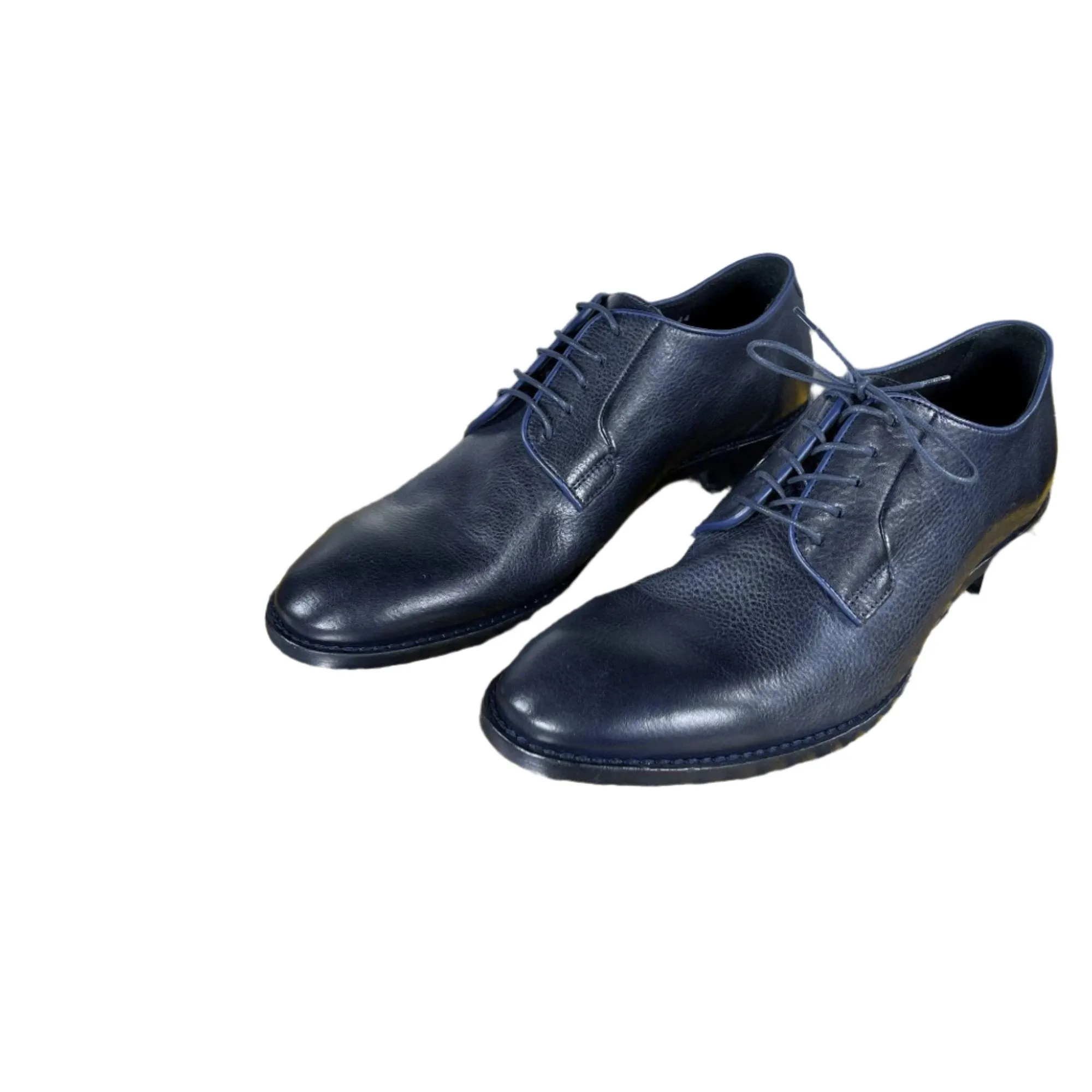 Paul Smith Chester Dark Navy Leather Derby Shoes