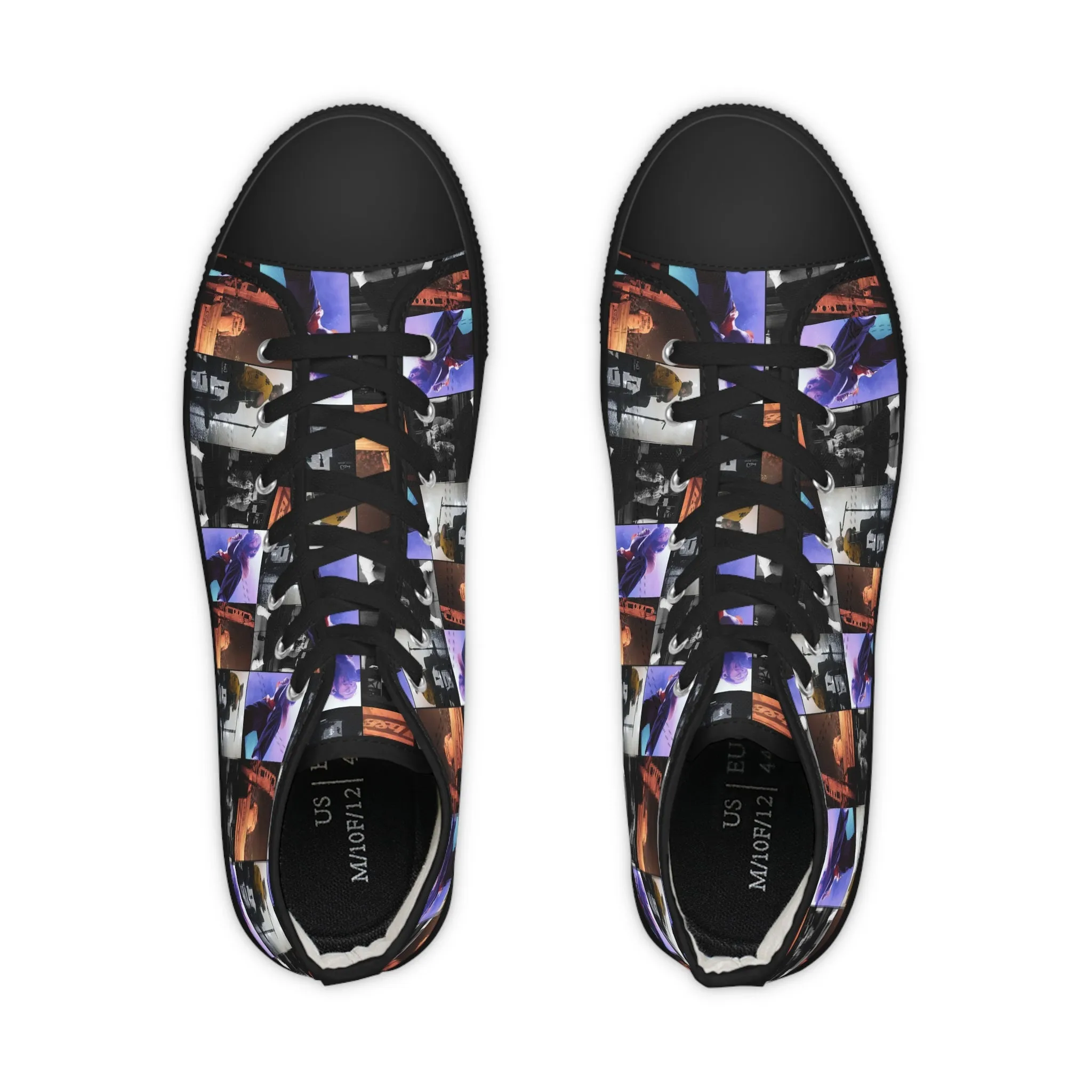 Post Malone On Tour Collage Men's High Top Sneakers