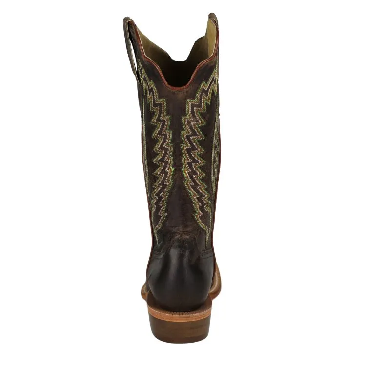 R. Watson Women's 13" Mad Brown Cowhide and Goat Western Boot