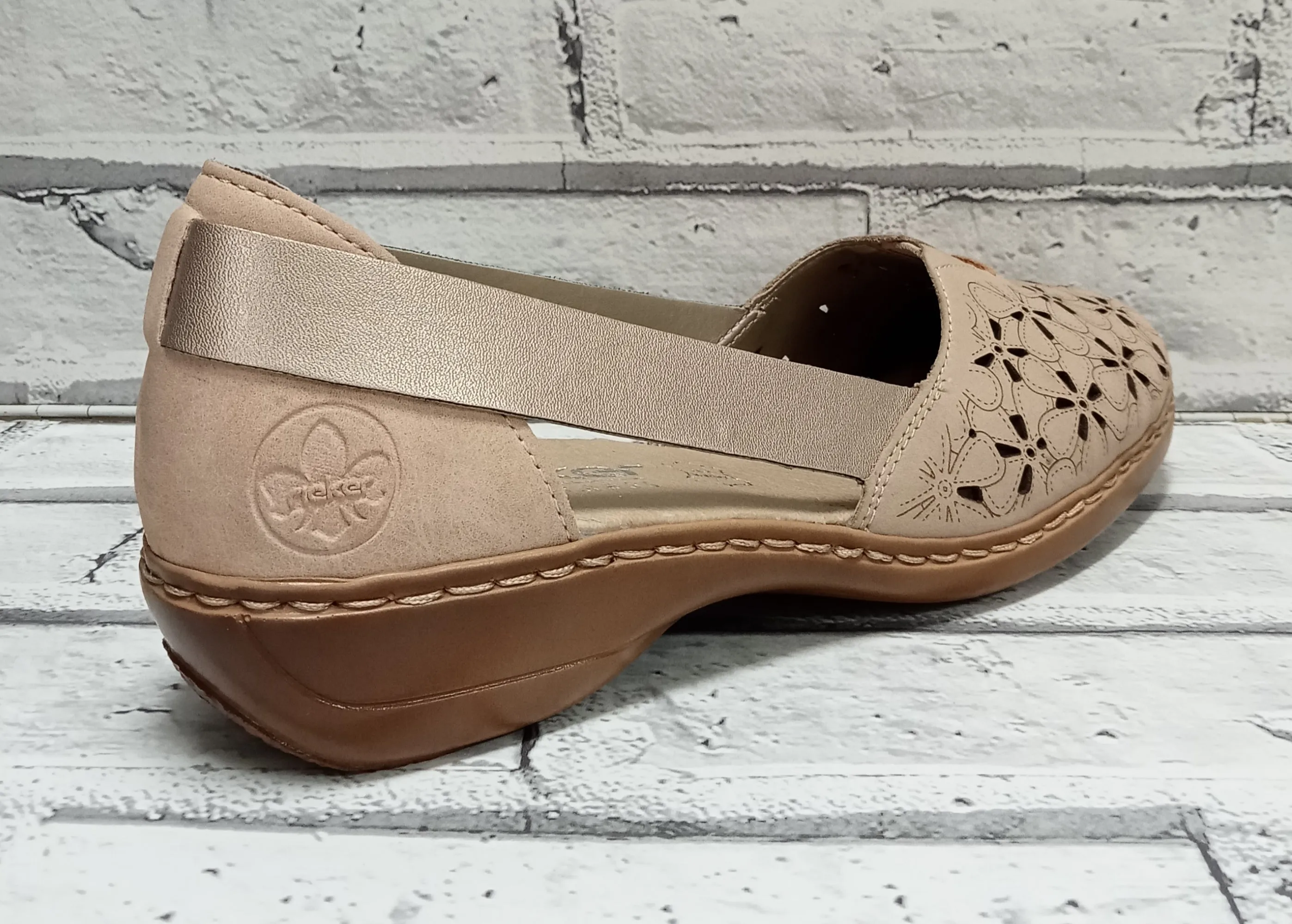 RIEKER - 41356-60 - SLIP ON SHOE - Beige