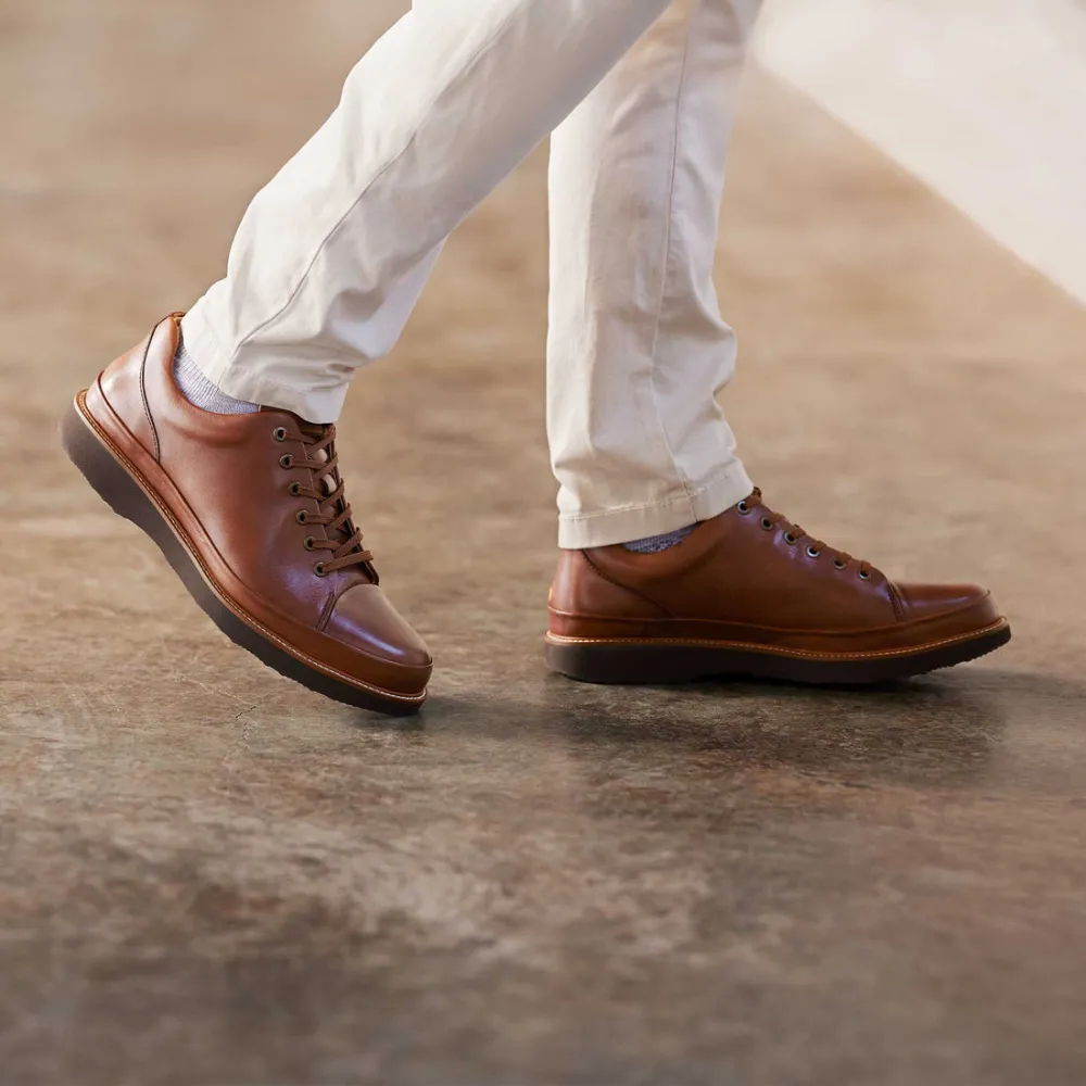 Samuel Hubbard Dress Fast Whiskey Leather Sneaker (Men's)
