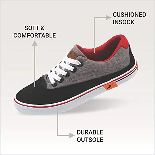 Sparx Mens BlackGrey Casual Shoe